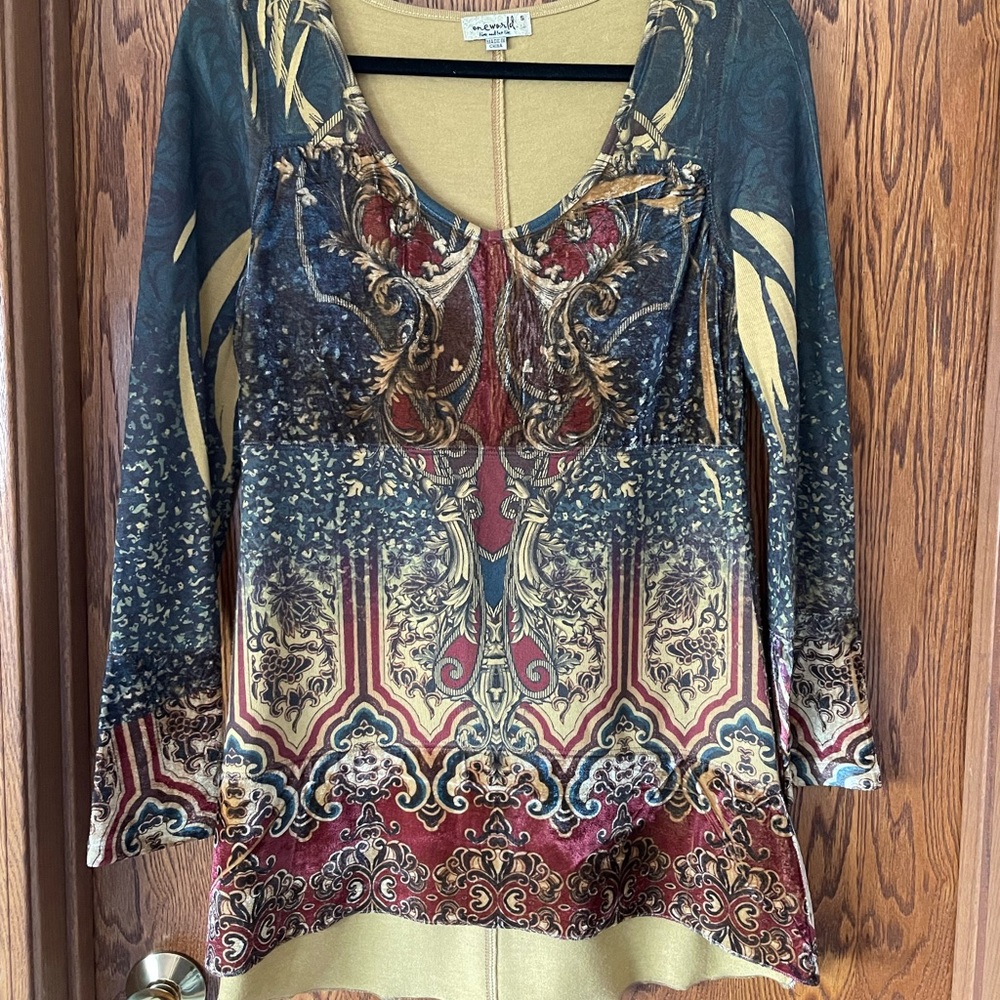 One World Boho top